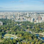 Palermo gardens in Buenos Aires, Argentina.