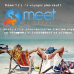 meet to travel pub réseau social voyageur reduite